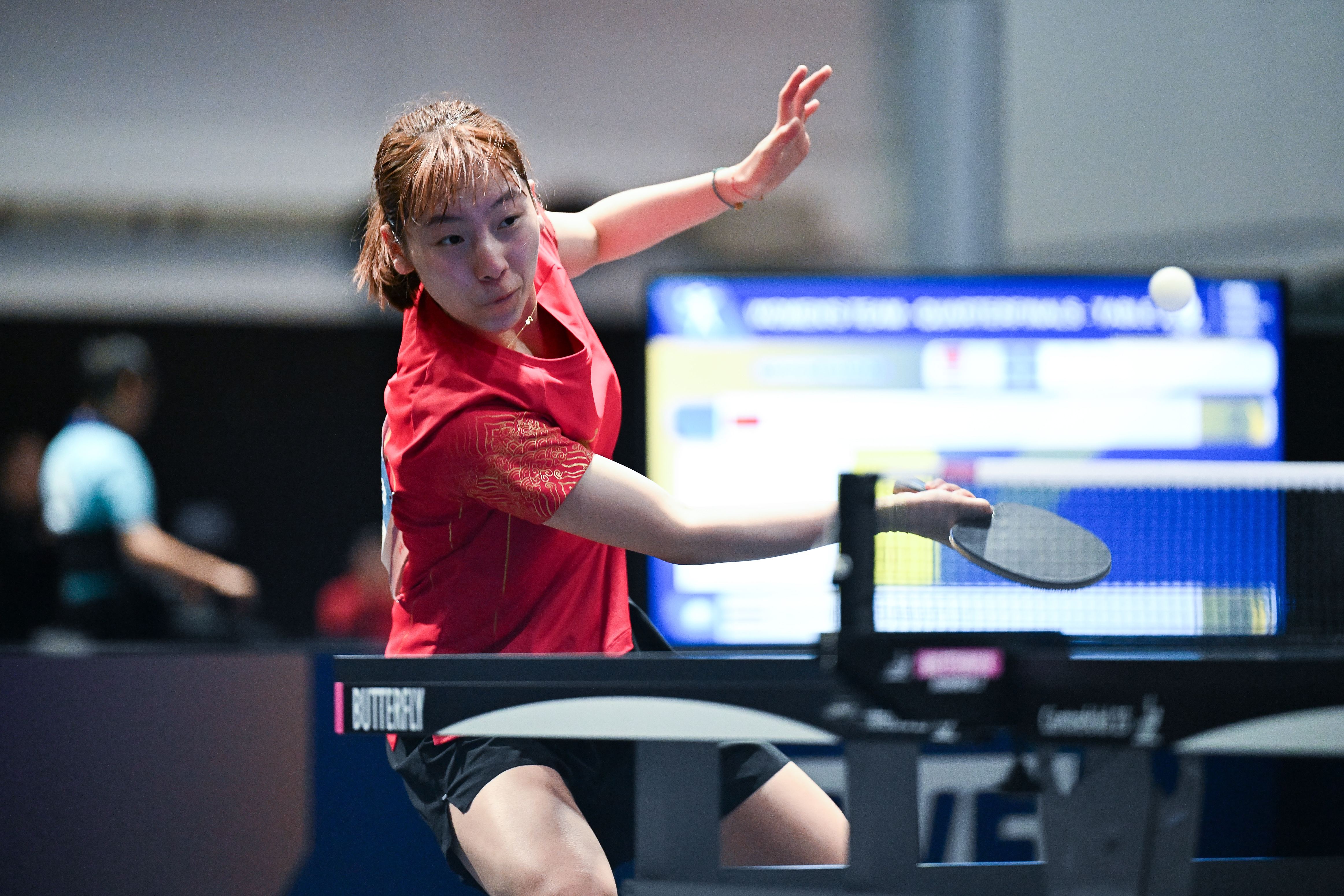 女子乒乓球比赛惊现意外大逆转